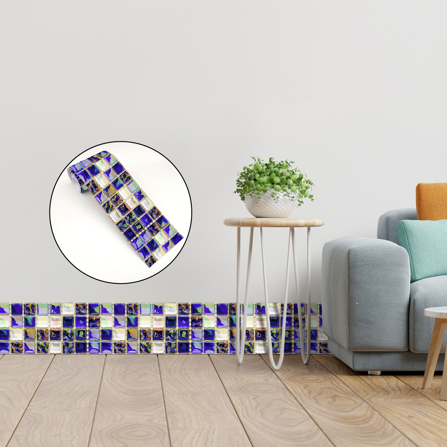 24 Styles 2D Mosaic Tiles Wall - Home Bathroom Floor Tiles ulasan dan harga
