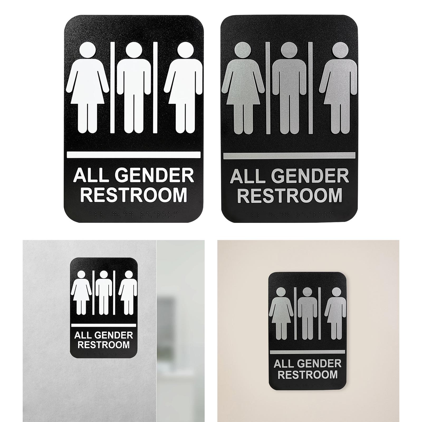 All Gender Restroom Sign Gende - Home Bathroom Door Signs ulasan dan harga