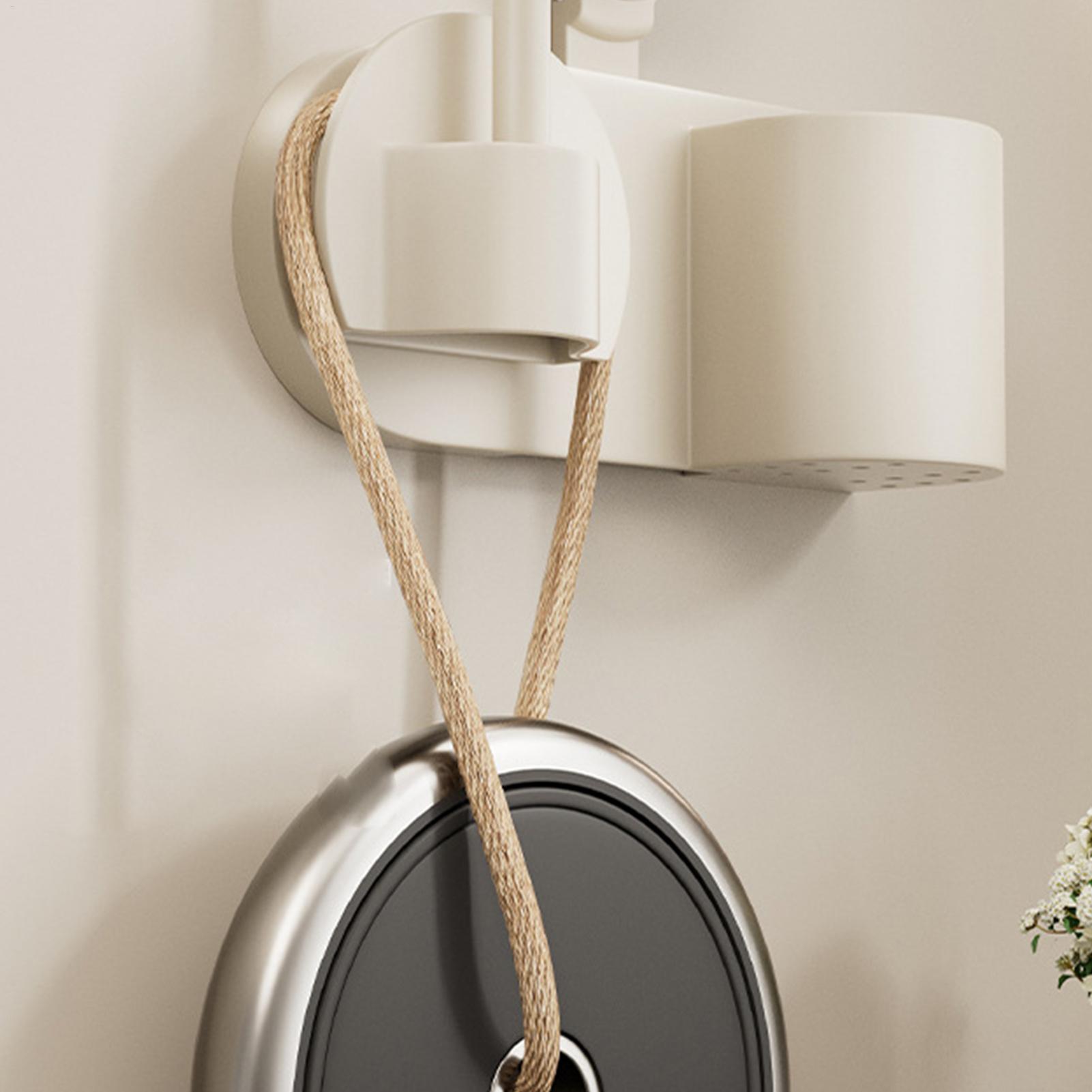 Wall Mounted Hair Dryer Holder - Home Bathroom Hand Dryer ulasan dan harga