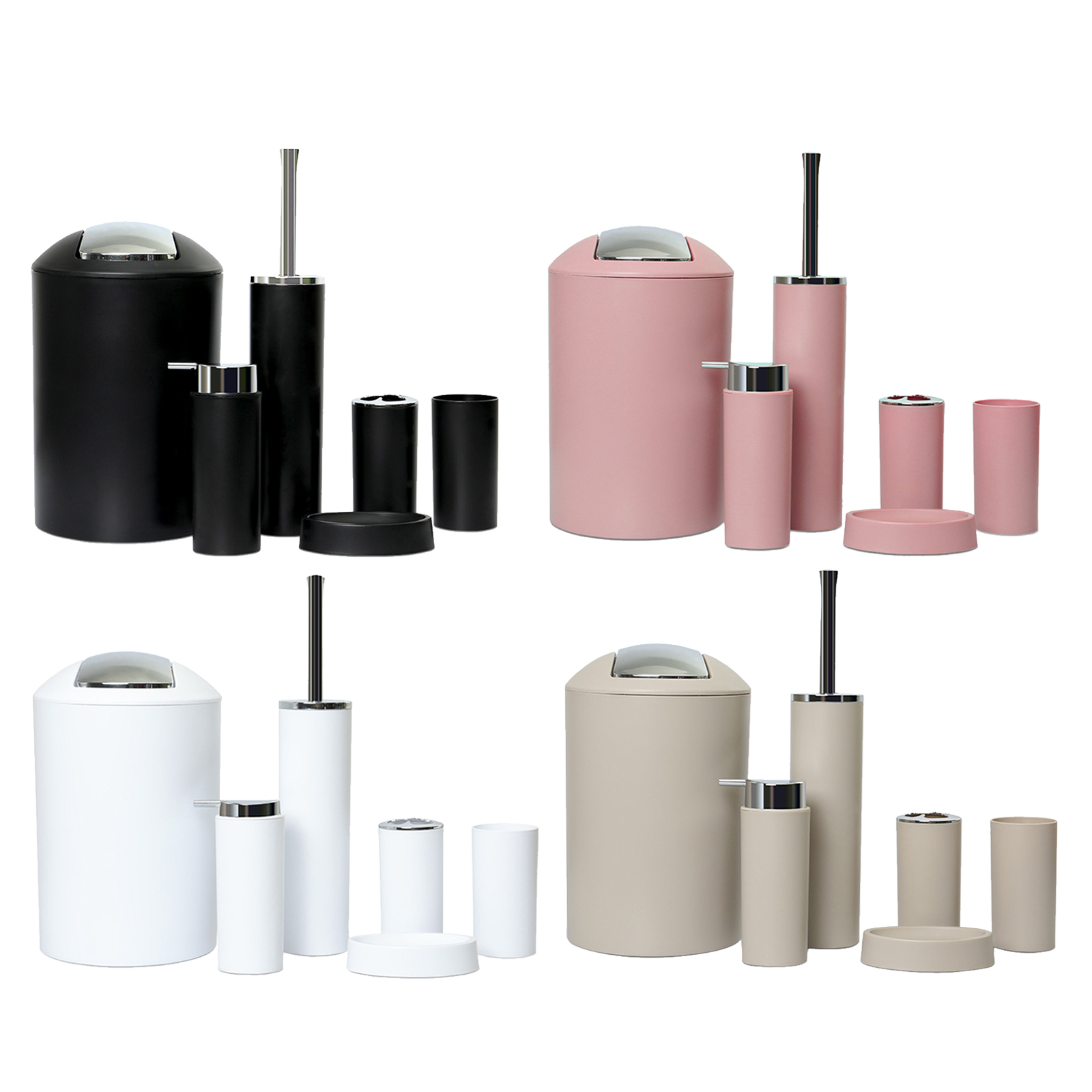 6Pcs Bathroom Accessories Set  - Zara Home Bathroom Set ulasan dan harga
