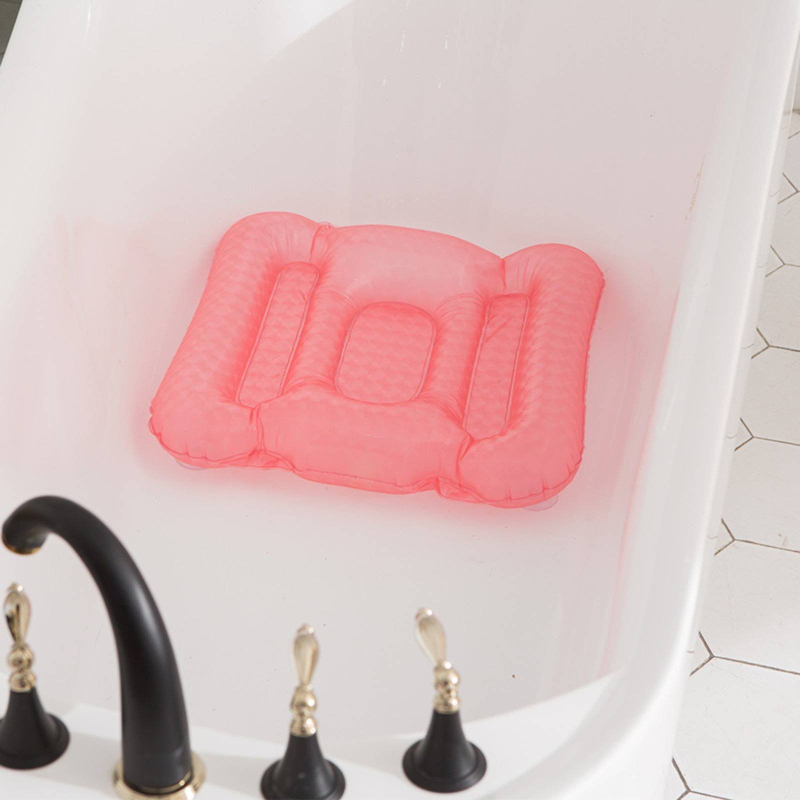 Bathtub Booster Pad Shimmery F - Bathtub Pillow Inflatable ulasan dan harga