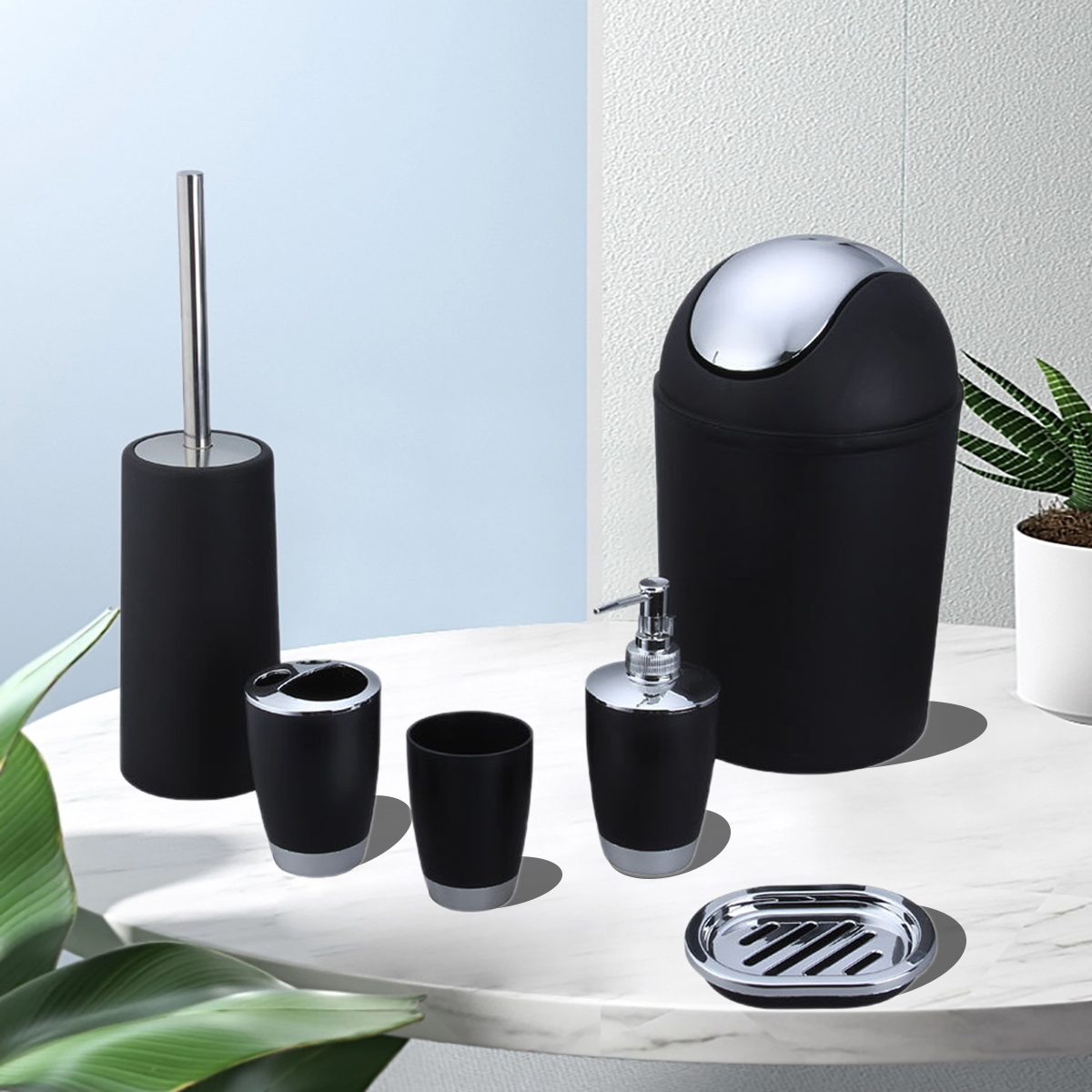6 Piece Set Luxury Bathroom Fa - Zara Home Bathroom Set ulasan dan harga