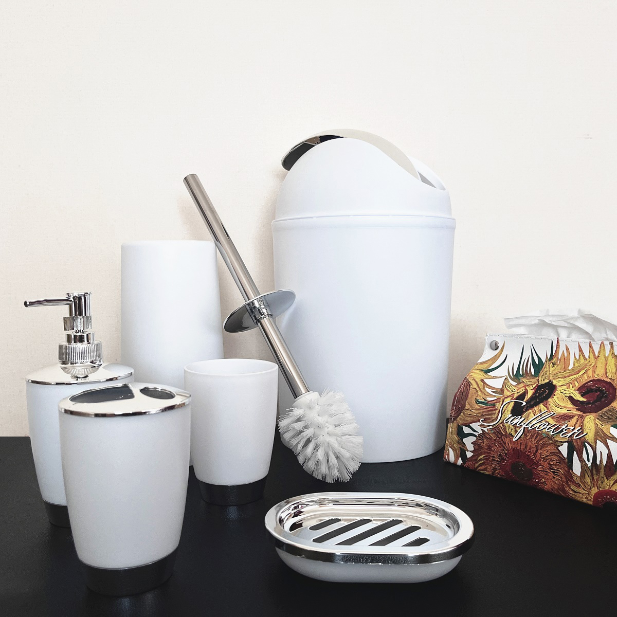 6 Piece Set Luxury Bathroom Fa - Zara Home Bathroom Set ulasan dan harga