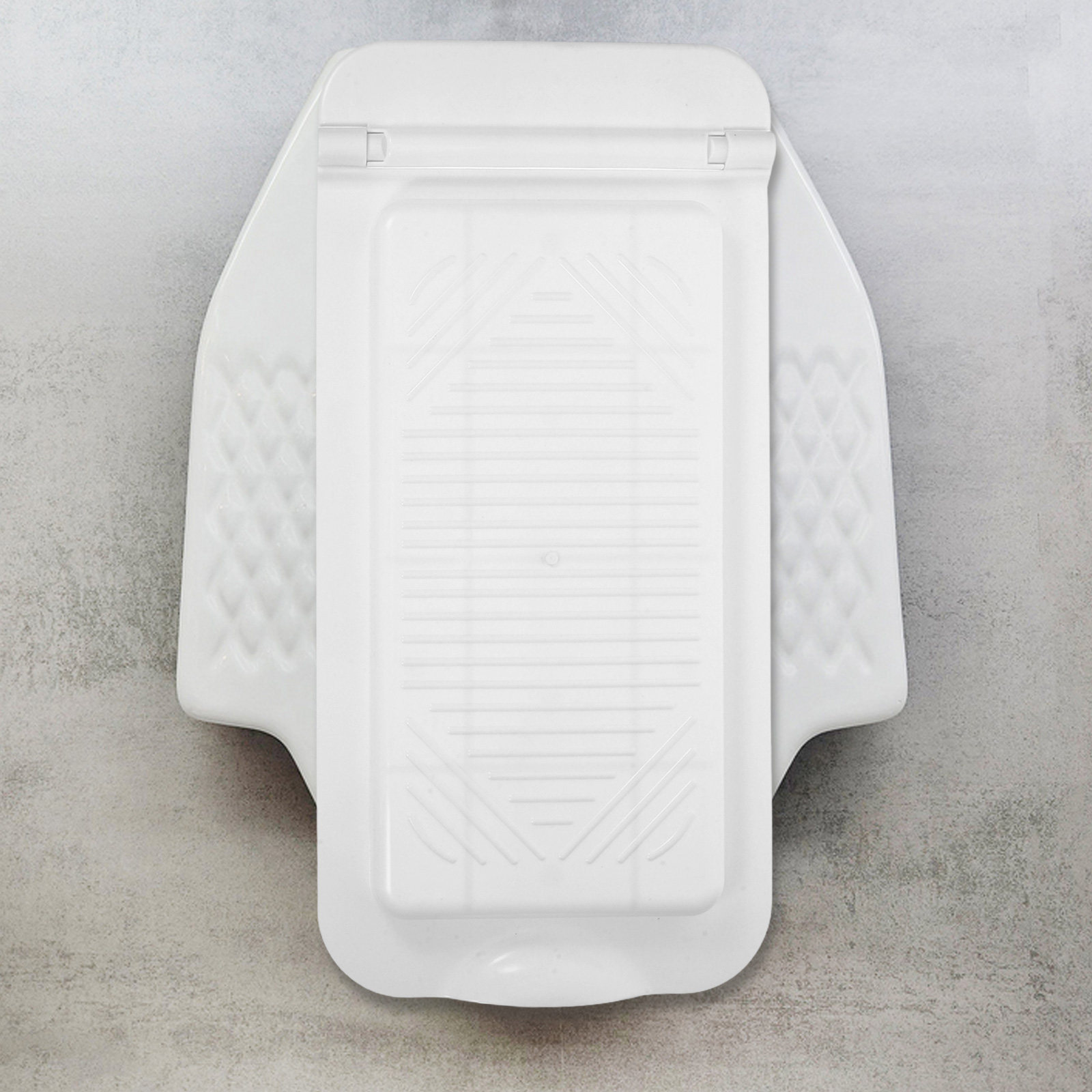 Plastic White Squat Toilet Cov - Home Bathroom With Urinal ulasan dan harga