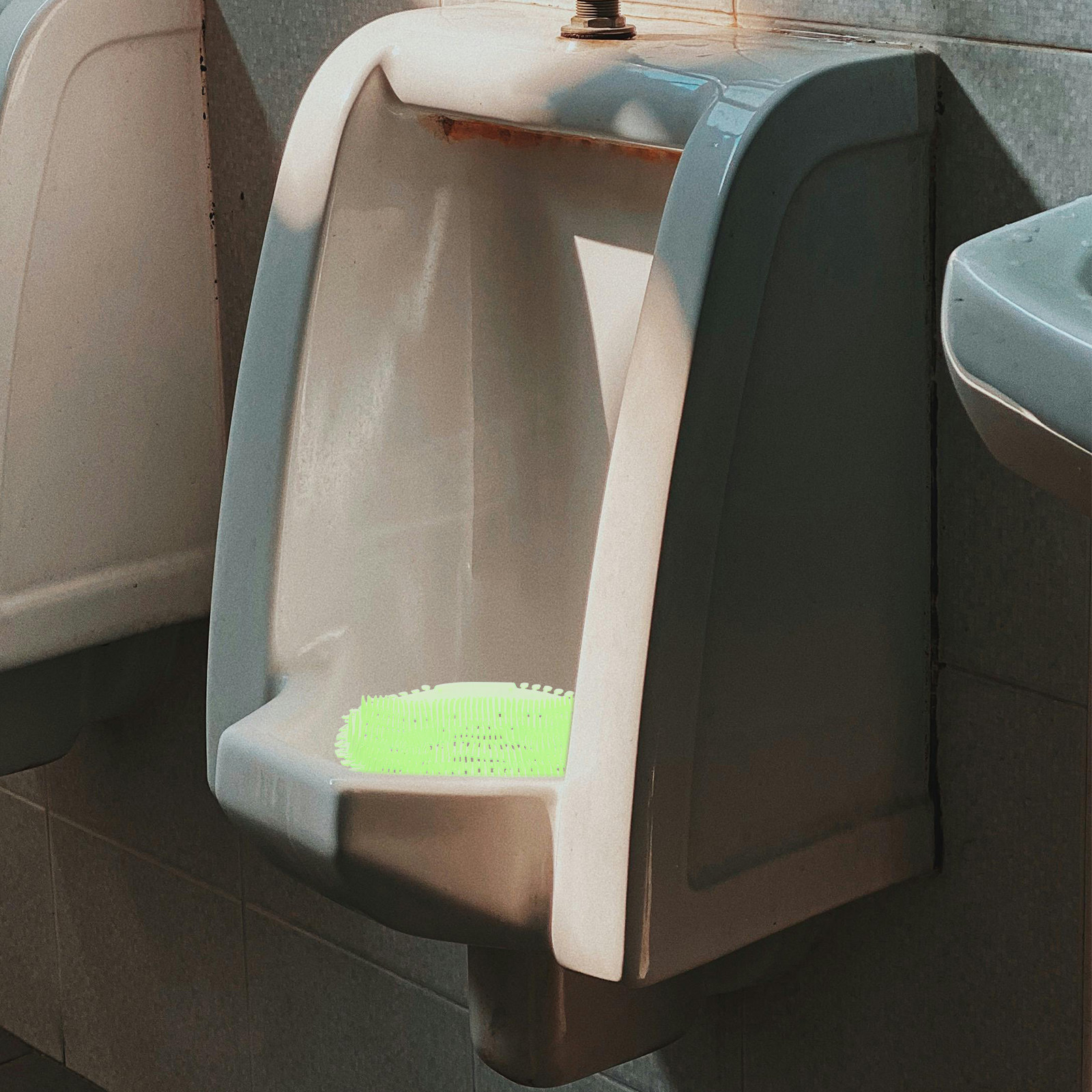 Urinal Deodorizer Mat Blue Sce - Home Bathroom With Urinal ulasan dan harga