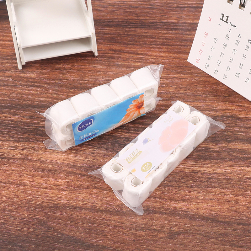1:12 Dollhouse Miniature Paper - Home Bathroom Paper Towels ulasan dan harga