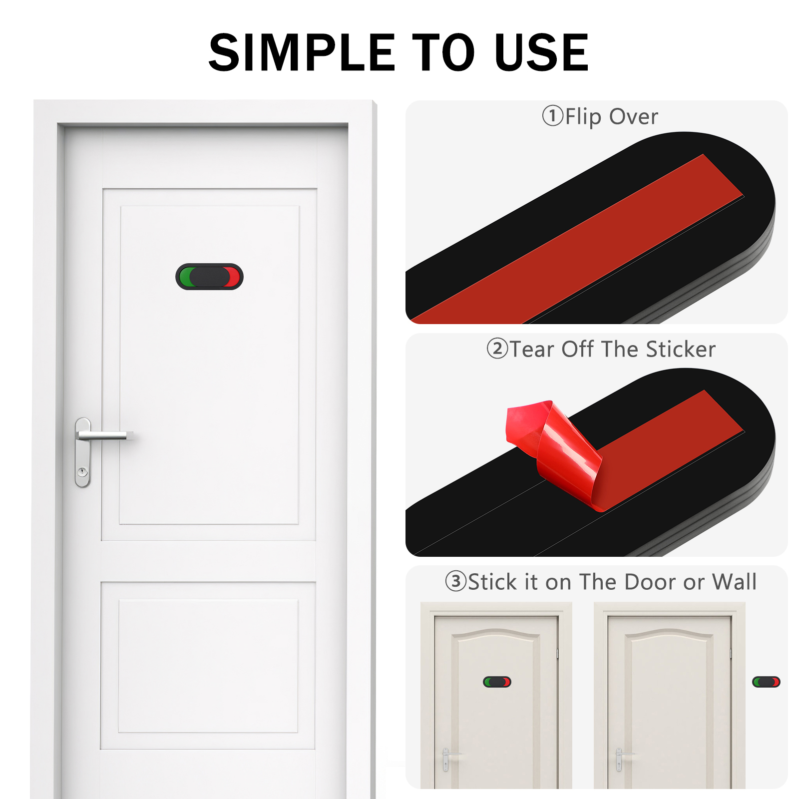 Switching Door Sign Status Occ - Home Bathroom Door Signs ulasan dan harga