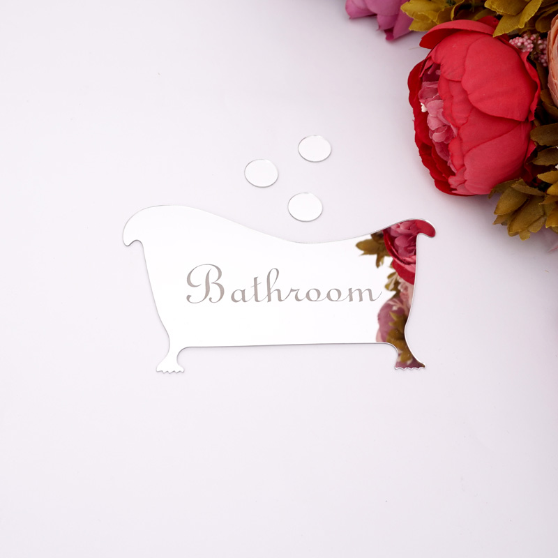 Bathroom Entrance Sign Acrylic - Home Bathroom Door Signs ulasan dan harga