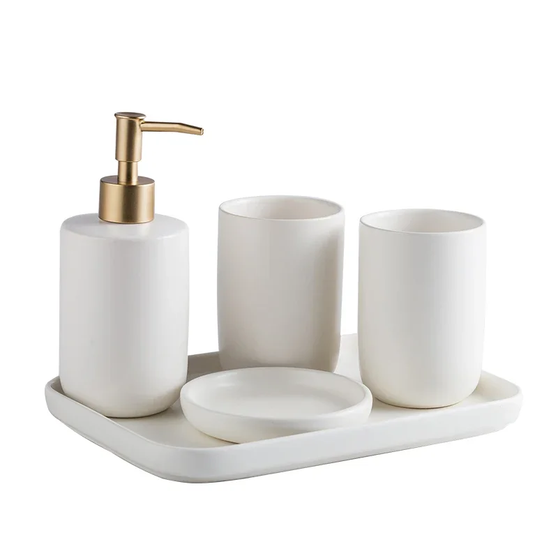 Ceramic Wash Set Bathroom Deco - Zara Home Bathroom Set ulasan dan harga