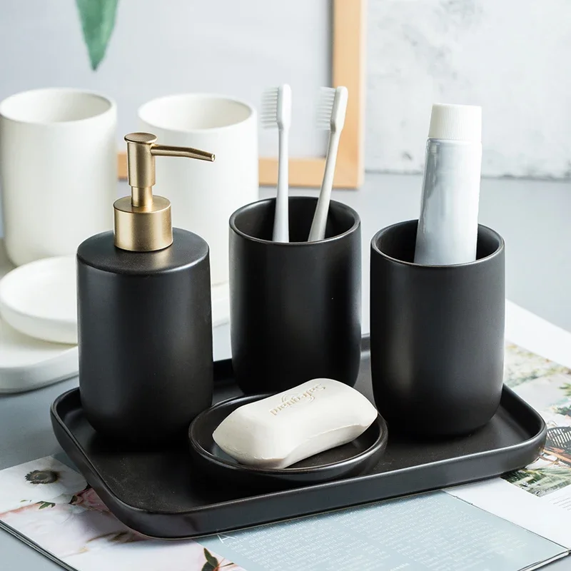 Ceramic Wash Set Bathroom Deco - Zara Home Bathroom Set ulasan dan harga